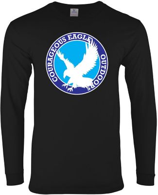 Custom Long Sleeve T-Shirts: Full Color Mens Long Sleeve 100% Cotton T-Shirt
