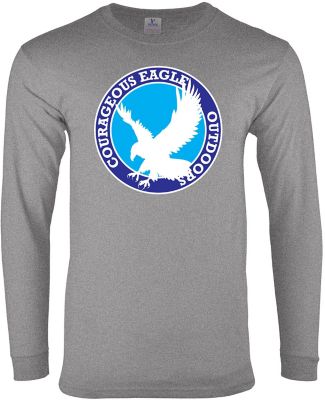 Custom Long Sleeve T-Shirts: Full Color Mens Long Sleeve 100% Cotton T-Shirt