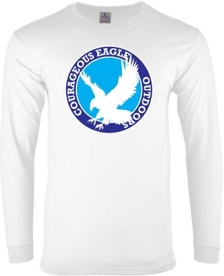 Custom Long Sleeve T-Shirts: Full Color Mens Long Sleeve 100% Cotton T-Shirt
