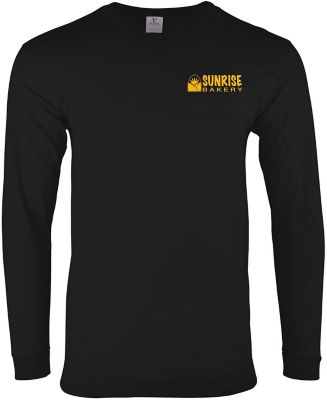 Custom Long Sleeve T-Shirts: Screen Printed 100% Cotton Long Sleeve T-Shirt