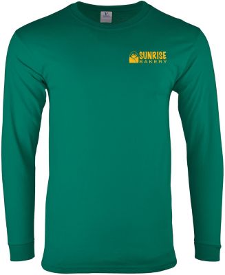 Custom Long Sleeve T-Shirts: Screen Printed 100% Cotton Long Sleeve T-Shirt