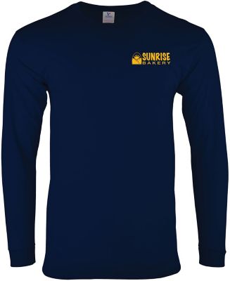 Custom Long Sleeve T-Shirts: Screen Printed 100% Cotton Long Sleeve T-Shirt