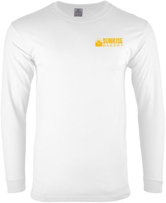 Custom Long Sleeve T-Shirts: Screen Printed 100% Cotton Long Sleeve T-Shirt