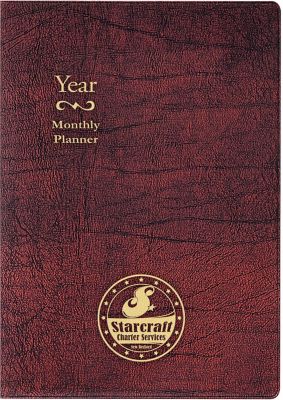 Calendars & Planners: Greystone Monthly Desk Planner