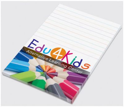 Custom Post-it<sup>®</sup> Notes: Full Color Post-it® Notes 4 x 6 - 50 Sheet Pad