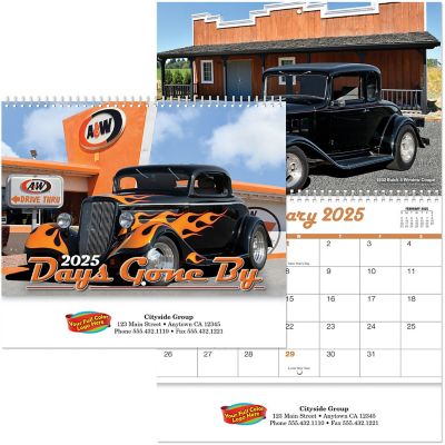 Promotional Wall Calendars: Full Color Days Gone By Spiral Wall Calendar