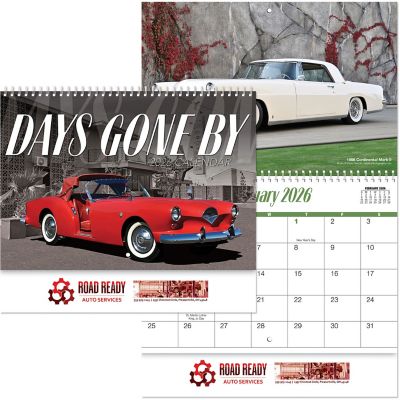 Promotional Wall Calendars: Full Color Days Gone By Spiral Wall Calendar