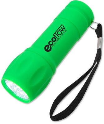 flashlight with logo