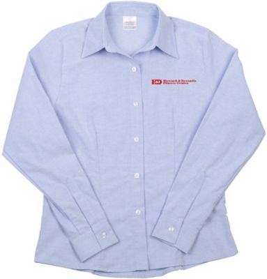 All Products: Embroidered Ladies Long Sleeve Oxford Shirt