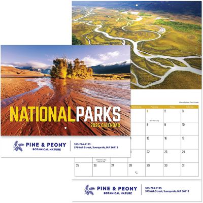 Custom Calendars: National Parks Stapled Wall Calendar