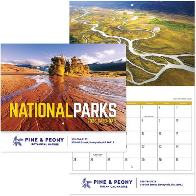 Promotional Wall Calendars: National Parks Stapled Wall Calendar