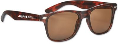 Custom Sunglasses with Logo: Tortoise Shell Malibu Sunglasses