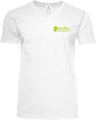 TAP Tees: Screen Printed Men's 100% Cotton V-Neck T-Shirt