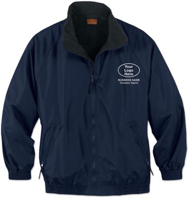 Harriton Embroidered Fleece Lined Nylon Jacket | Amsterdam Printing