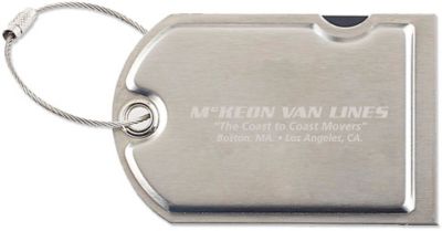 Dog Tag Luggage Ring