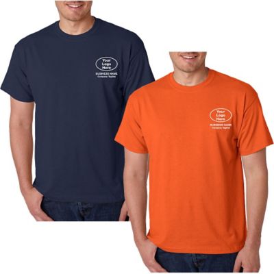 96 Custom Logo Gildan Adult DryBlend T-Shirt Bulk Imprinted Promotional Products Shirts & Tops by Amsterdam Printing