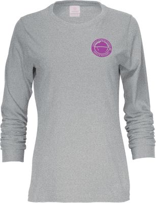 Custom Long Sleeve T-Shirts: Screen Printed Ladies 100% Cotton Long Sleeve Tee