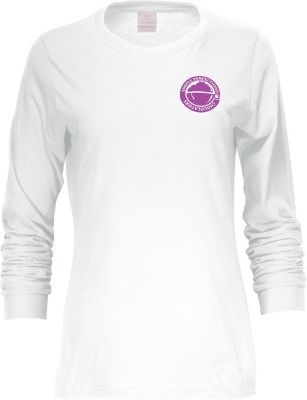 Custom Long Sleeve T-Shirts: Screen Printed Ladies 100% Cotton Long Sleeve Tee