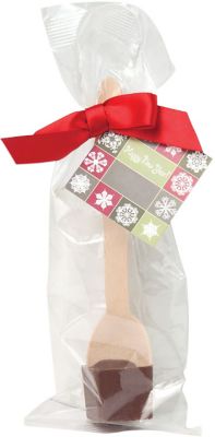 Valentine's Day Promotional Items: Hot Cocoa On A Spoon With Full Color Card
