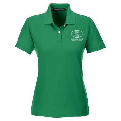 Custom Polo & Golf Shirts: Devon & Jones® Ladies Embroidered Polo Shirt
