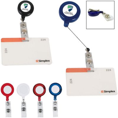 Full Color Retractable Badge Holder