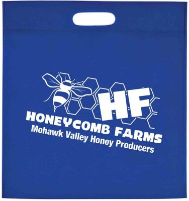 Personalized Reusable Grocery Bags: Large Non Woven Exhibition Tote