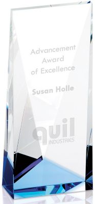 Color Accent Crystal Tower Award
