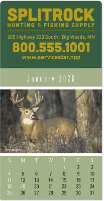 Custom Calendars: Press-N-Stick Sportsmen Calendar