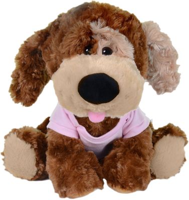Pet Promotional Products: Chelsea Plush Dog With T-Shirt