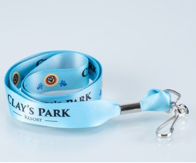 Custom Lanyards: Full Color Heavy Weight 3/4" Satin Lanyard