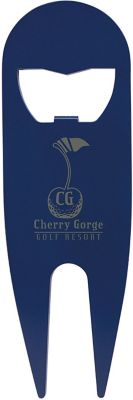 Custom Drinkware: Divot Tool With Bottle Opener