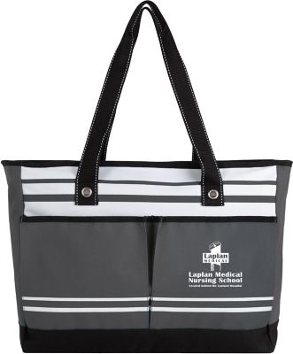 Custom Zipper Tote Bags: Atchison® Two Pocket Fashion Tote