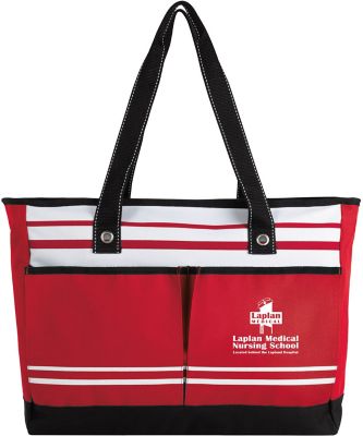 Custom Zipper Tote Bags: Atchison® Two Pocket Fashion Tote