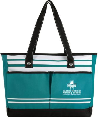 Custom Zipper Tote Bags: Atchison® Two Pocket Fashion Tote