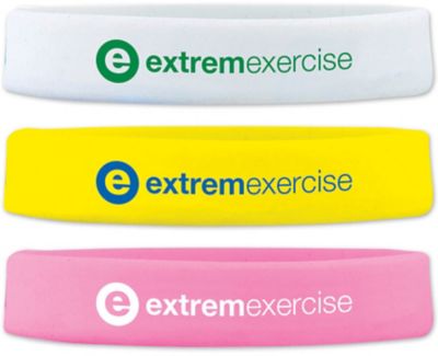 Giveaways: Silicone Wristband Screen Printed