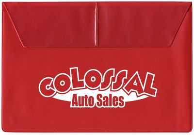 Custom Presentation & Document Folders With Logo: Document Case With Two Pockets On The Flap
