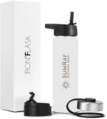 Overview & Leak Test: IRON FLASK Sports Water Bottle - 20 Oz, 3 Lids (Straw  Lid), Leak Proof 