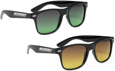 Custom Sunglasses with Logo: Ocean Gradient Malibu Sunglasses