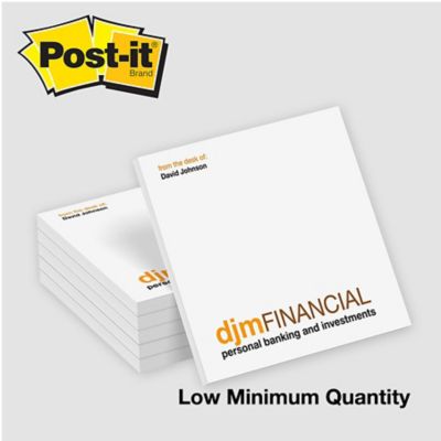 Full Color Promo Items: Business Cards, Magnets, & More: Full Color Post-it® Notes 3 x 3 - 50 Sheet Pad