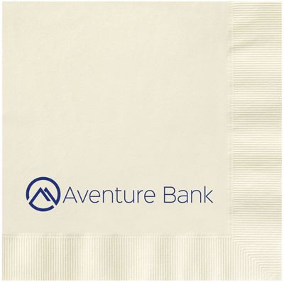 Custom Coasters and Napkins: Luncheon Napkin Hot Stamp Coined