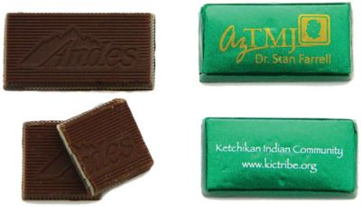Custom Chocolate, Candy, & Food: Andes Thins Mints