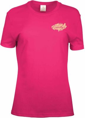 Free Design Services: Screen Printed Ladies 100% Cotton Colored T-Shirt