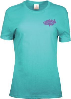 Basic Tees: Screen Printed Ladies 100% Cotton Colored T-Shirt