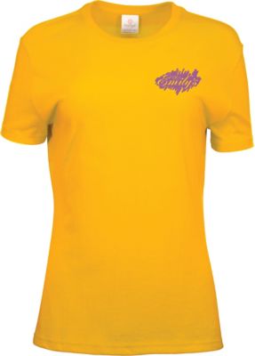 Basic Tees: Screen Printed Ladies 100% Cotton Colored T-Shirt