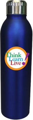 Custom Drinkware: Full Color Deluxe Halcyon Bottle 17 oz