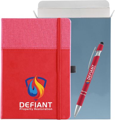 Journal and Pen Gift Sets: Full Color Newport Journal & Ultima Gift Set