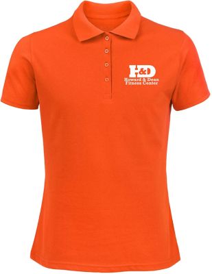 Apparel: Screen Printed Ladies 50/50 Polo Shirt