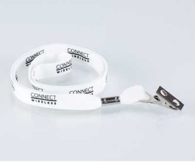 Custom Lanyards: 5/8" Two Ply Polyester Lanyard