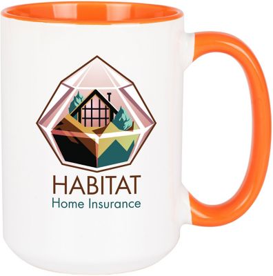 Custom Drinkware: Full Color El Grande Mug 15 oz