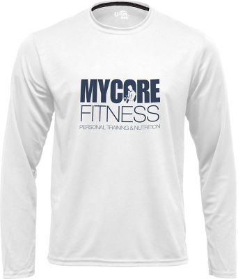 Custom Long Sleeve T-Shirts: Screen Printed Long Sleeve Performance T-Shirt